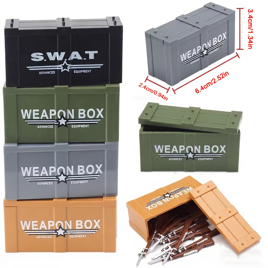Compatible with Main Brand Assembly Military Box Armed Figure Model